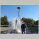Me with Seattle Center's Space Needle & Fountain